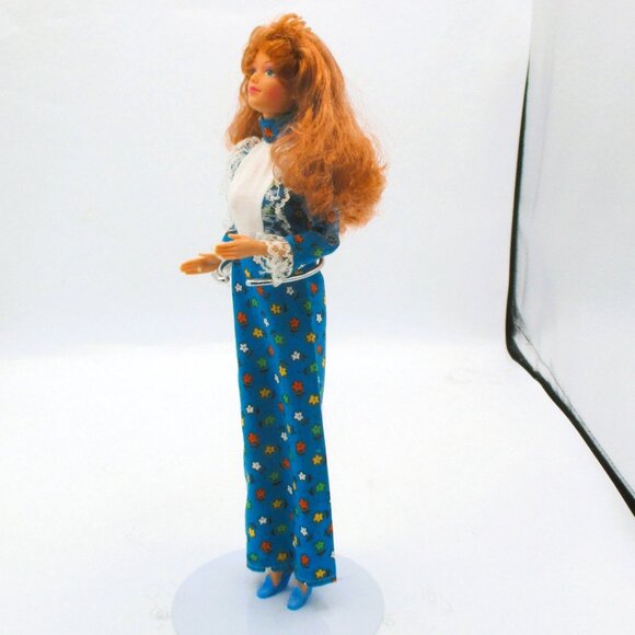 Vtg Barbie Doll 1985 Neck 1966 Back Twist & Turn Red Hair Green Eyes Dress Shoes - Picture 4 of 4